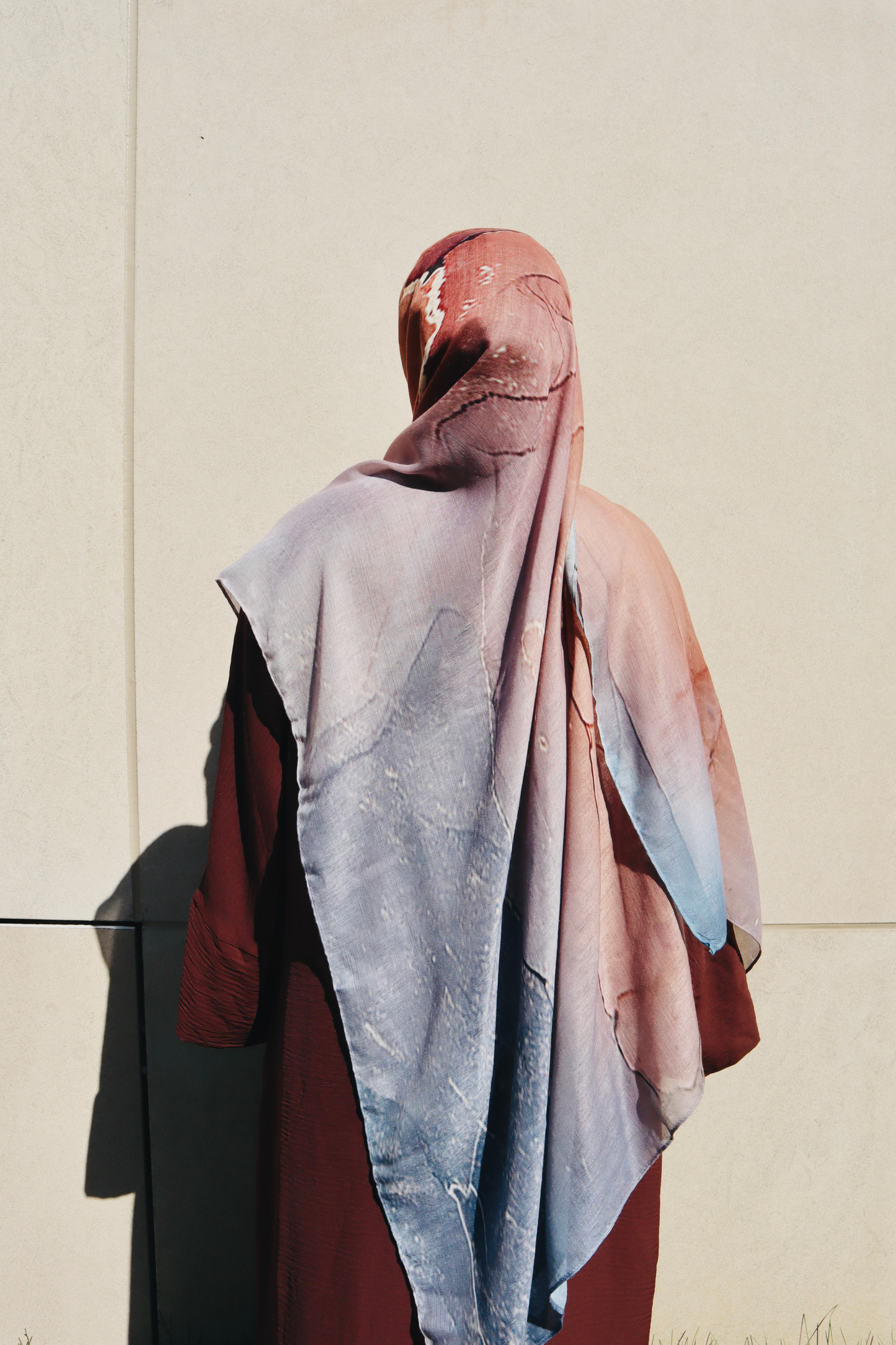 PREMIUM MODAL HIJAB - SMOKY PEACH