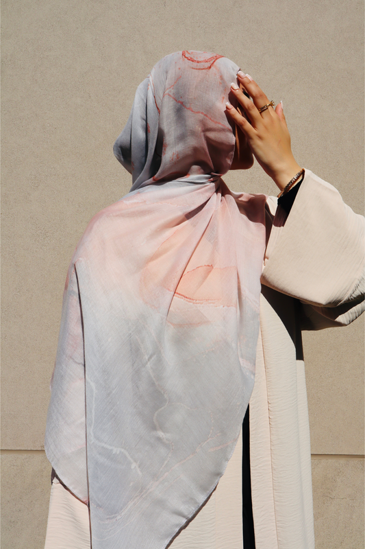 Premium Modal Hijab - Rusty Pebble