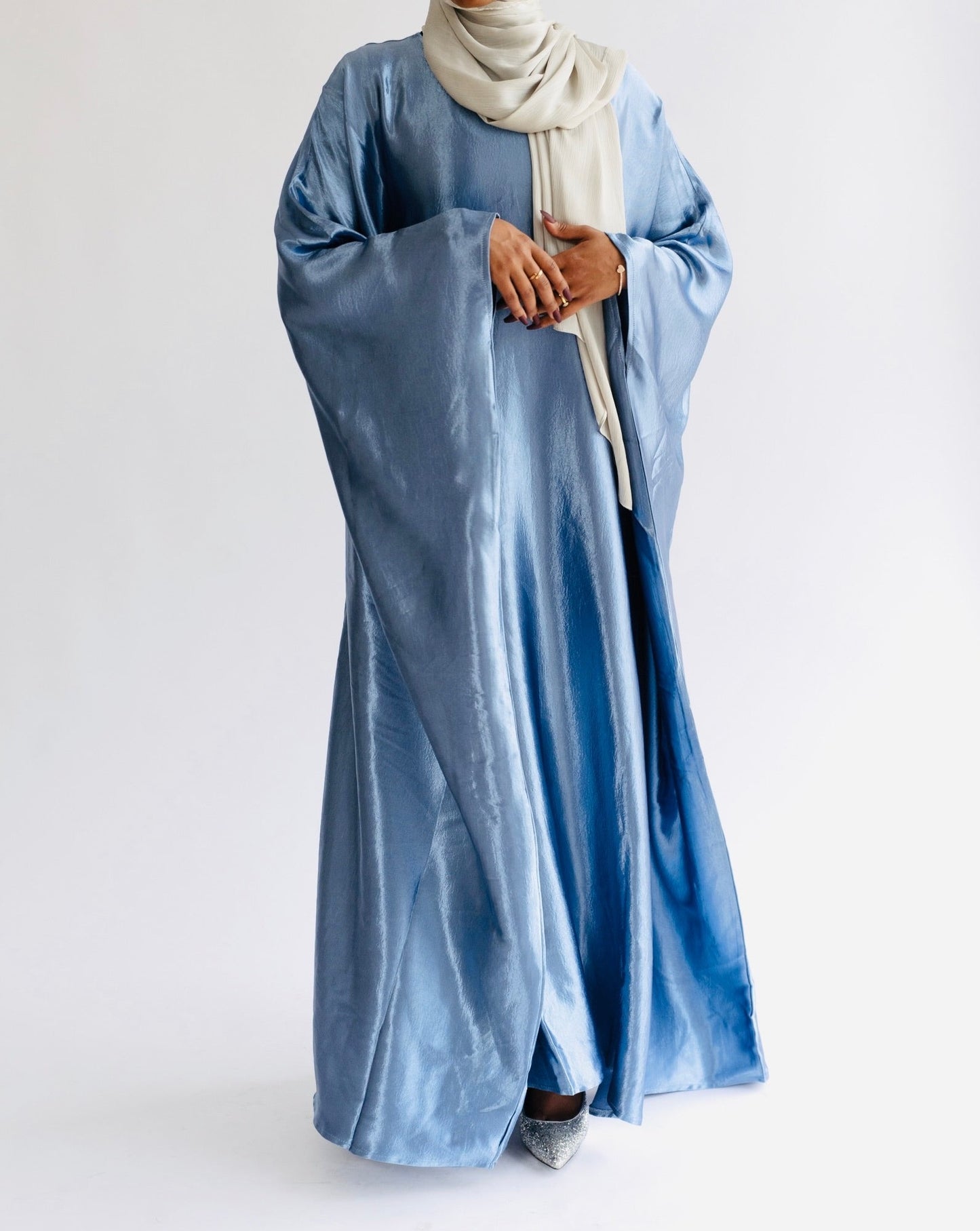 WADHA - KAFTAN IN LIGHT BLUE