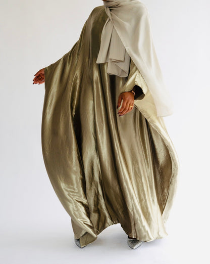 WADHA - KAFTAN IN OLIVE GREEN