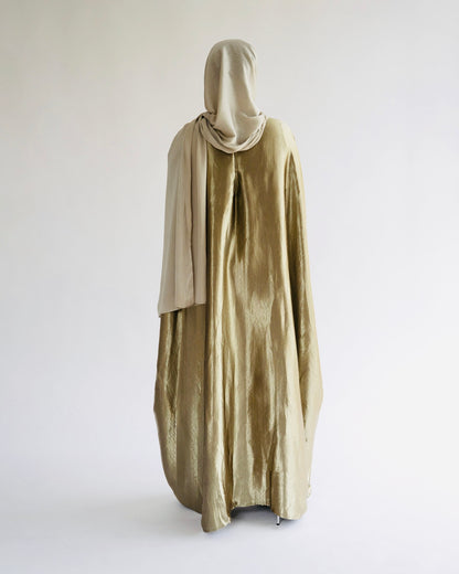 WADHA - KAFTAN IN OLIVE GREEN